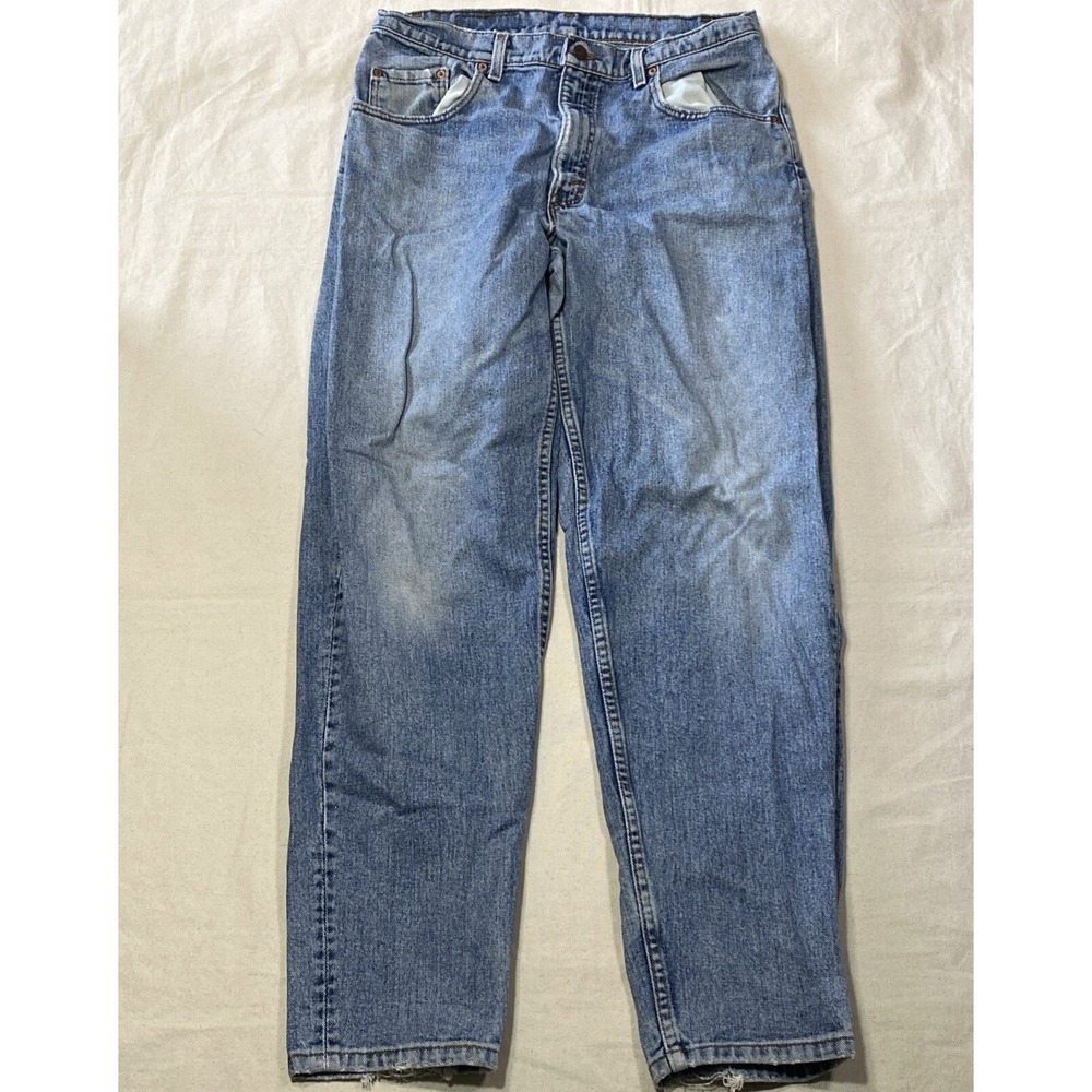Vintage Levi's 560 Jeans Mens 34x34 Comfort Fit Tapered Medium Blue Denim Y2K